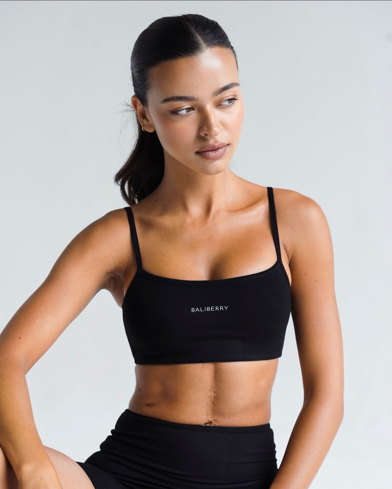 FINE SCULPT BRA - BLACK
