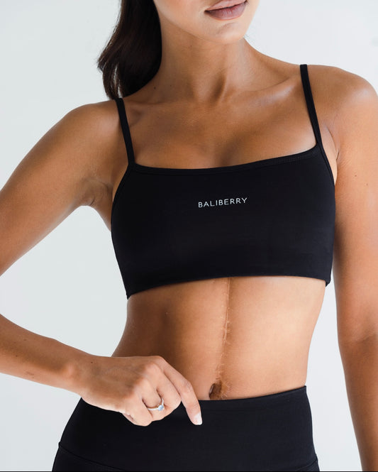 FINE SCULPT BRA - BLACK
