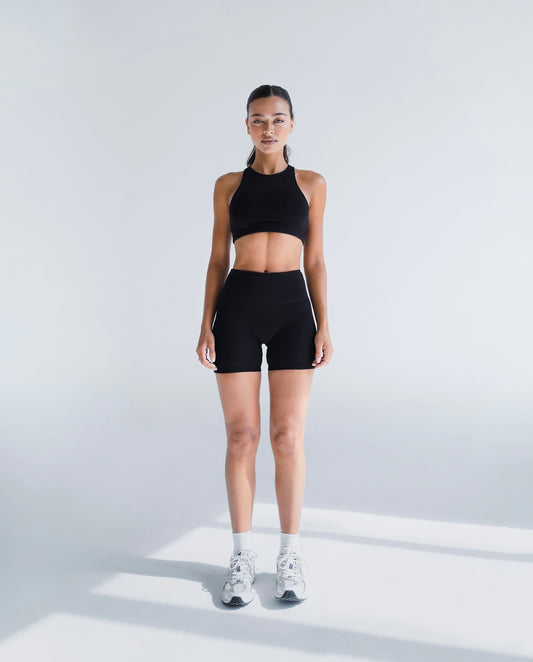 CORE SCULPT BRA- BLACK
